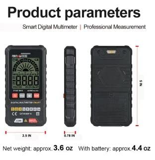 Power Watchdog SmartMeter – Auto Digital Multimeter with Non-Contact Voltage Detector, AC/DC Voltage Tester for RV Electrical Safety & Power Diagnostics