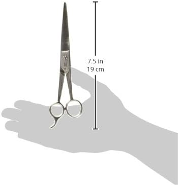 Dubl Duck Carbon Steel 15 Pet Straight Shears, 7-1/2-Inch