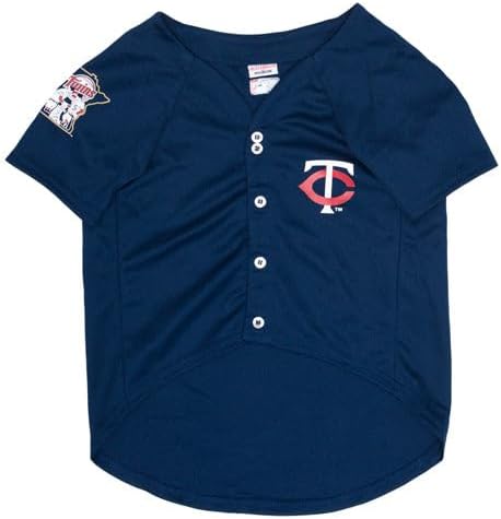 Official MLB Minnesota Twins Pet Jersey for Dogs & Cats, Size X-Large - Stylish Baseball Jersey for Your Furry Fan- Show Off Team Spirit with The Perfect Fan Apparel Gear for Pet, Dog & Cat