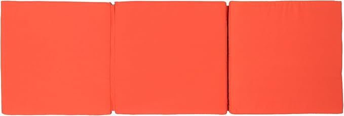 Christopher Knight Home Jamaica Outdoor Water Resistant Chaise Lounge Cushions, 2-Pcs Set, Orange