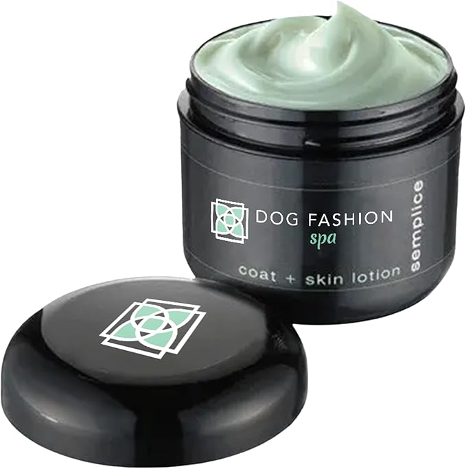 Dog Fashion Spa Semplice Leave-in Dog Grooming Lotion, Moisturizing Detangling Coat Conditioner for Dogs, Anti Static Pet Coat Spray with White Tea Tuscan Tree Scent, Toxin Free, Made in USA, 4 oz