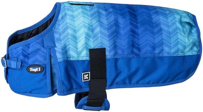 Tough 1 1200D Deluxe Chevron Dog Blanket S Royal