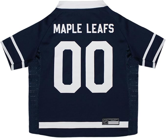Pets First NHL Toronto Maple Leafs Jersey for Dogs & Cats, Small. - Let Your Pet be a Real NHL Fan!