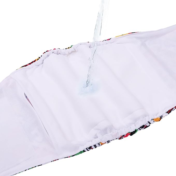 CuteBone Dog Diapers Male Washable Belly Band for Male Dogs Wraps Black 3pcs a Pack DM55XS
