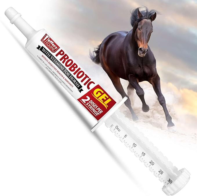 Jeffers IverPro 2 Pack Ivermectin Plus Probiotic Paste for Horses | 1.87% Ivermectin Dewormer Gel & Digestive Support Oral Gel | Broad-Spectrum Parasite Control | Safe for Foals, Mares & Stallions