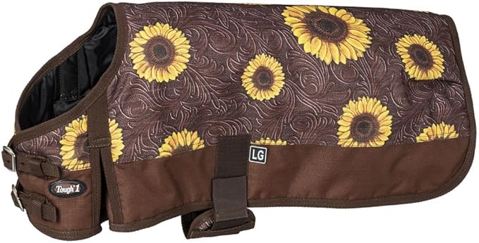 Tough 1 1200D Print Dog Blanket Large Sunflower