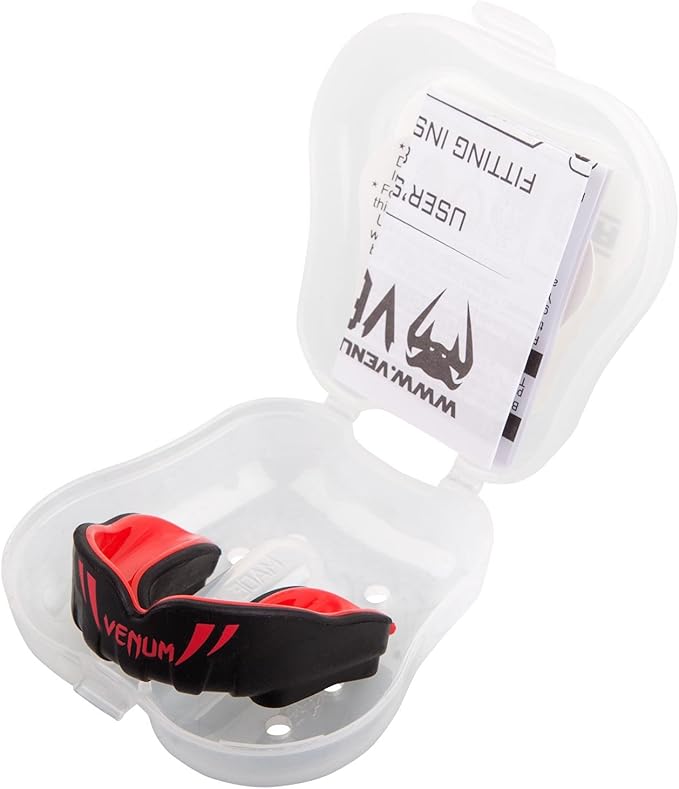 Venum Challenger Mouthguard - for Kids - Black/Red