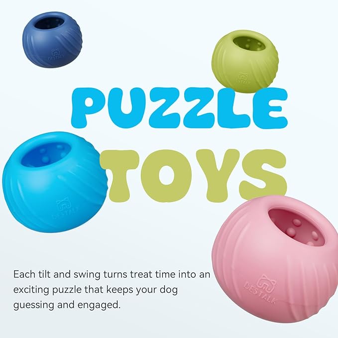 Long-Lasting Dog Lick Toy, Wobbly Dog Enrichment Lick Bowl to Keep Dogs Busy, Interactive Stuffable Dog Treat Feeder for Boredom, Silicone Treat Dispensing Chew Toy(Pink,L)