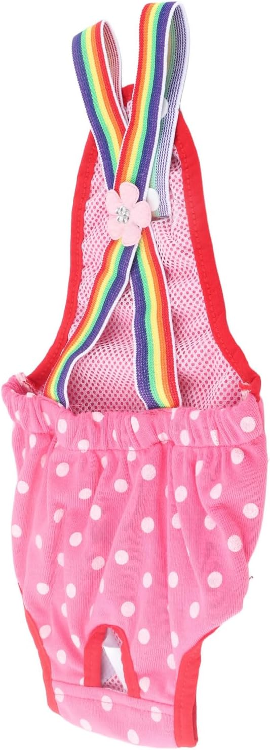 Diaper Diaper Pins for Female Dogs Physiological Health Underwear with Elastic Straps, Avoid The Mat at Will in Estrus, Ideal for Small, Washable and Reusable Dogs, Avoid Floor