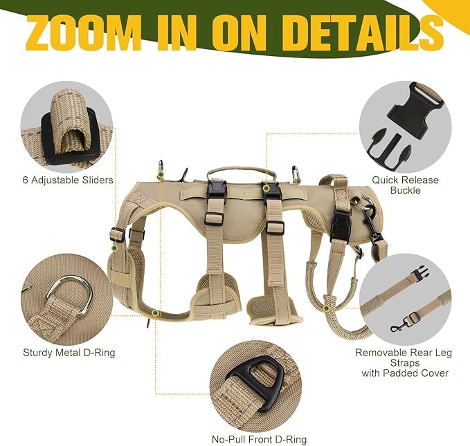 BINGPET Dog Lift Harness for Large Dogs,Full Body Support Rehabilitation Dog Sling Carrier with Handles,Reflective Multifunctional Mobility Assistance Vest for Senior Pets Joint Injuries,Arthritis,L
