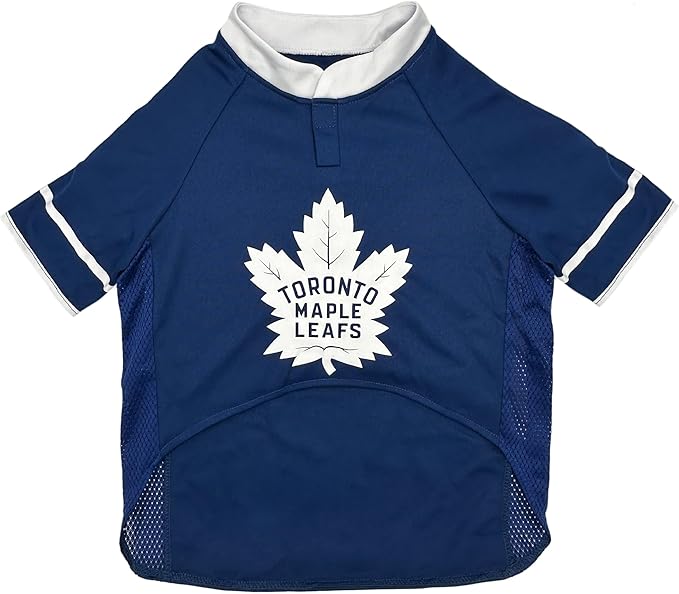 Pets First NHLPA Auston Matthews Mesh Jersey for Dogs & Cats, Toronto Maple Leafs Papi-34 Dog Jersey, Size X-Large, Licensed Dog Jersey with Your Favorite Hockey Team Player