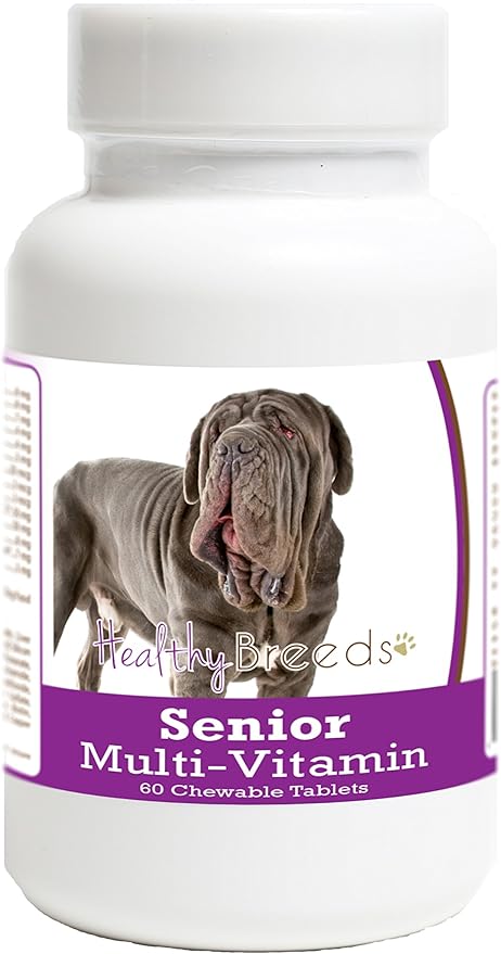 Healthy Breeds Neapolitan Mastiff Senior Dog Multivitamin Tablets 60 Count