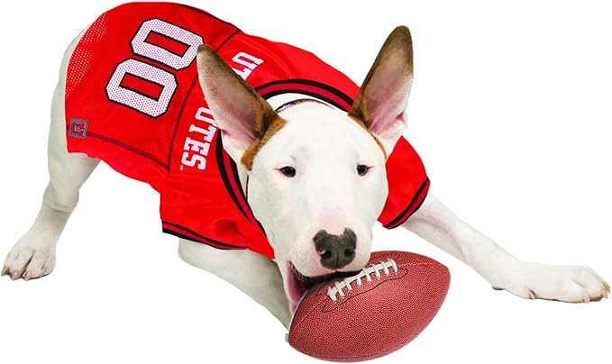 Pets First NCAA College Utah Utes Mesh Jersey for DOGS & CATS, Large. Licensed Dog Jersey with your Favorite Football/Basketball College Team