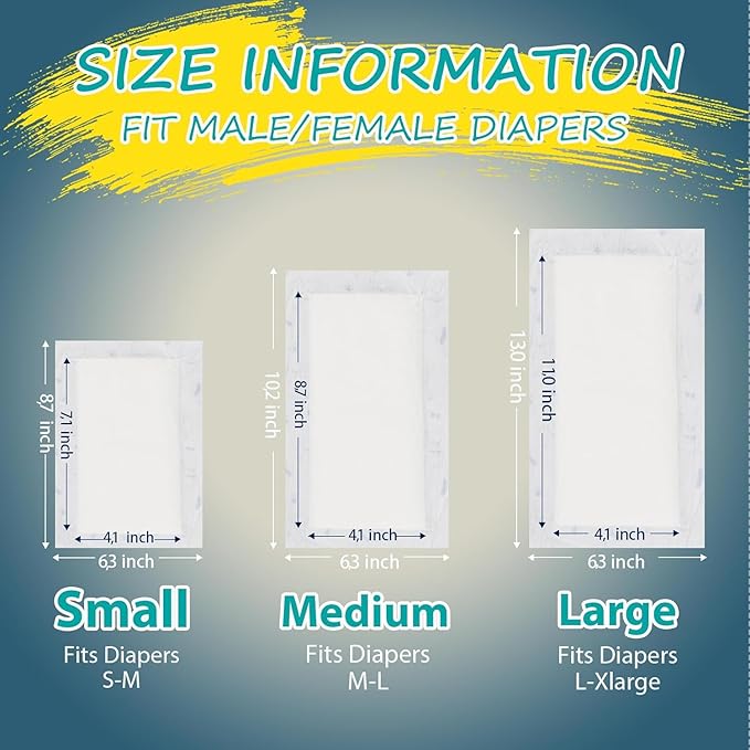 Disposable Dog Diaper Liners - 20PCS Dog Booster Pads for Male Female Dogs - Doggie Diaper Insert Pads for Pet Belly Bands Wraps Period Pants Covers(M,20)