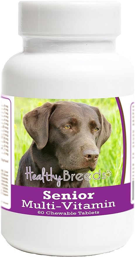 Healthy Breeds Labrador Retriever Senior Dog Multivitamin Tablets 60 Count