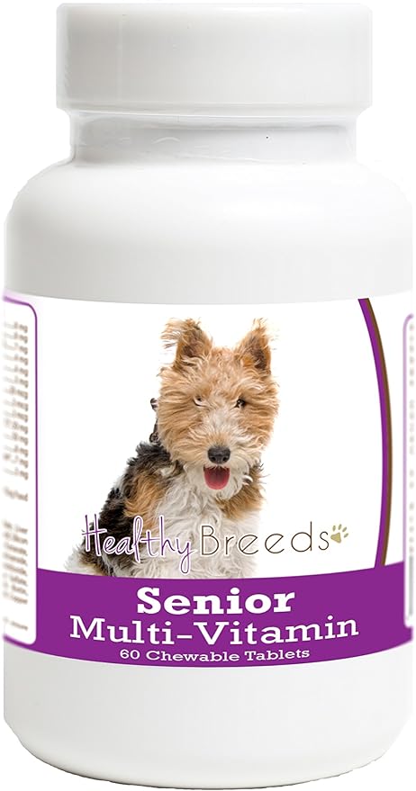 Healthy Breeds Wire Fox Terrier Senior Dog Multivitamin Tablets 60 Count