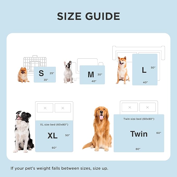 Bedsure Premium Cooling Blanket for Medium Dog - Q-MAX>0.5, Breathable Summer Washable Cold Pet Throw Blanket, Soft Durable Self Cooling Cat Mat for Hot Weather, Pearl Grey, 30x40