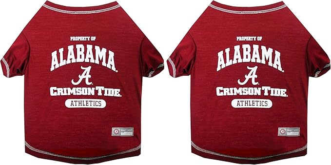 Pets First AL-4014-SM Alabama Tee Shirt, Small Size (Pack of 2)