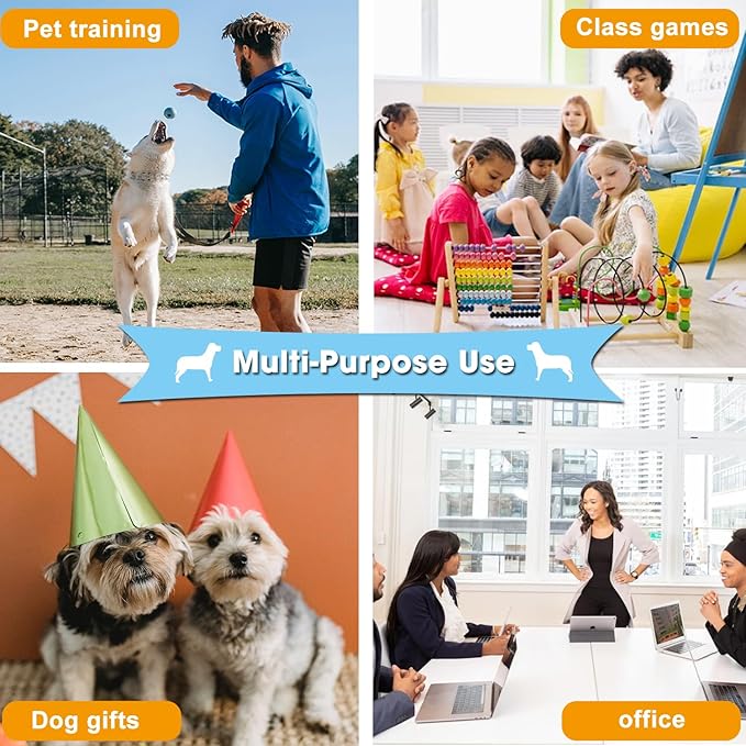 BoArt Voice Recording Button, Dog Buttons for Communication Pet Training Buzzer, 30 Second Record&Playback, Voice Recording Clicker for Cat, Puppy, Pet Trainin, Funny Gift for Study Office Home 4 Pcs