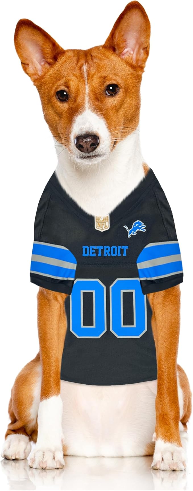 NFL Detroit Lions Color Rush Dog Jersey, Size: Medium. Color Rush Jersey, Cool and Sporty Dog Shirt, Best Football Jersey Costume for Dogs & Cats. Licensed Jersey Shirt