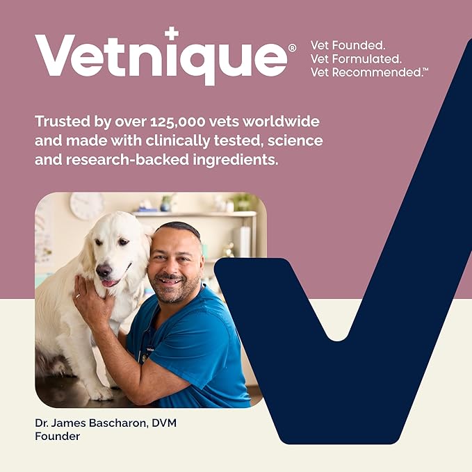 Vetnique Oticbliss Cat & Dog Ear Wipes - Dog Ear Infection Treatment or Dog Ear Cleaner Wipes for Dirty, Waxy, Smelly Dog Ears, Odor Control with Aloe Vera & Salicylic Acid (Medicated Ear Wipes)