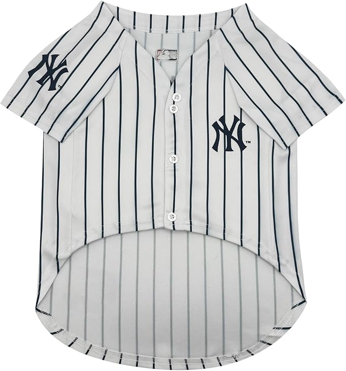 Pets First MLBPA Anthony Volpe Jersey #11 Pet Jersey- MLB New York Yankees Mesh Players Dog Shirt, Size Large