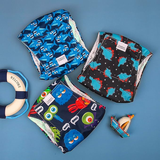 CuteBone Dog Belly Bands for Male Dogs Wraps Washable Doggie Diapers DM07S