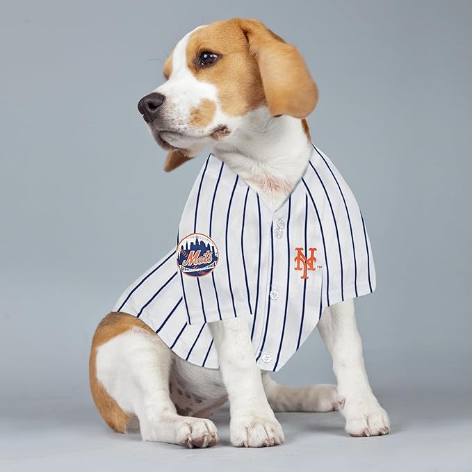 Pets First MLBPA Juan Soto Jersey #22 Pet Jersey- MLB New York Mets Mesh Players, Size Medium