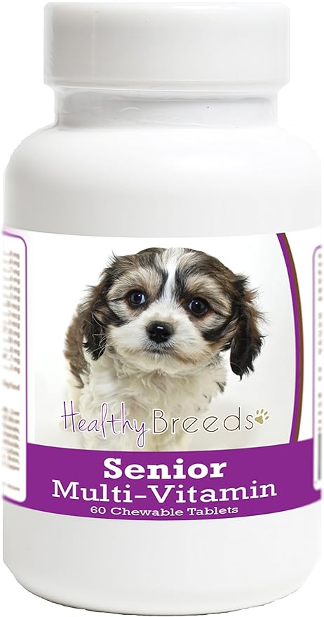 Healthy Breeds Cavachon Senior Dog Multivitamin Tablets 60 Count