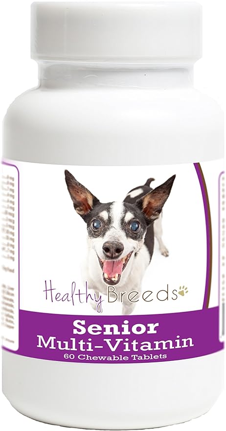 Healthy Breeds Rat Terrier Senior Dog Multivitamin Tablets 60 Count