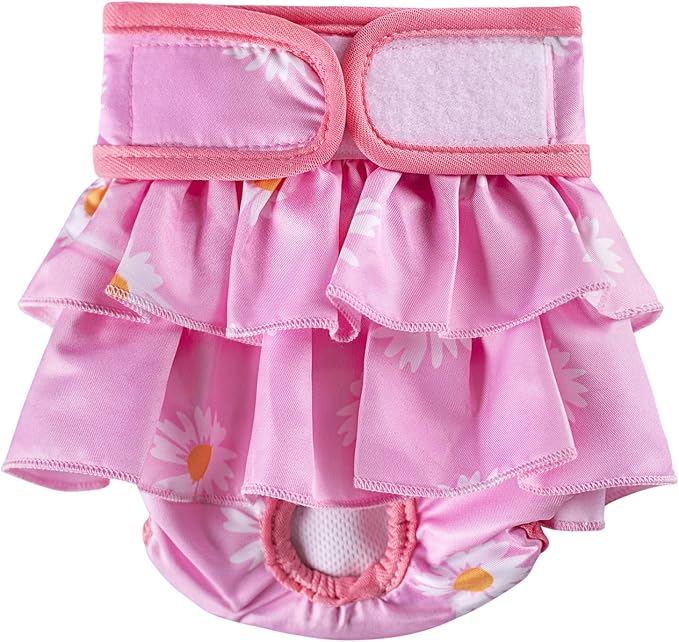 Washable Dog Diapers Female, 3 Pack Reusable Diapers, Highly Absorbent Diaper for Female Dog in Heat, Incontinence, Excitable ( XL Size,Waist Circumference Between 23.5-32 inches)