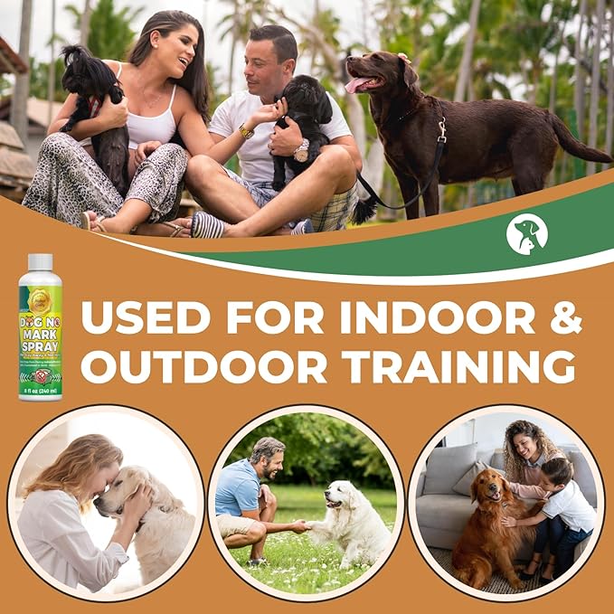 8oz Keep Your Home Clean with Pet-Safe Spray - Non-Disruptive Formula to Help Manage Dog’s Marking and Urination Habits