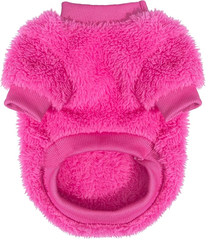 2 Pack XXS Dog Sweater, Tiny Dog Sweaters for Small Dogs Girl (1-3lb), Warm Soft Puppy Clothes for New Puppies, Cute Extra Small Doggie Clothes for Chihuahua Yorkie Cat Pet Apparel,XXS