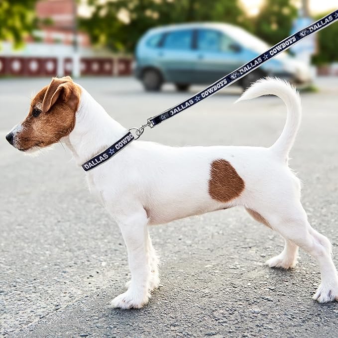 Pets First NFL Dallas Cowboys Licensed PET COLLAR, Large - Heavy-Duty, Strong, and Durable Dog Collar. Available in 31 Football Teams and 4 Sizes