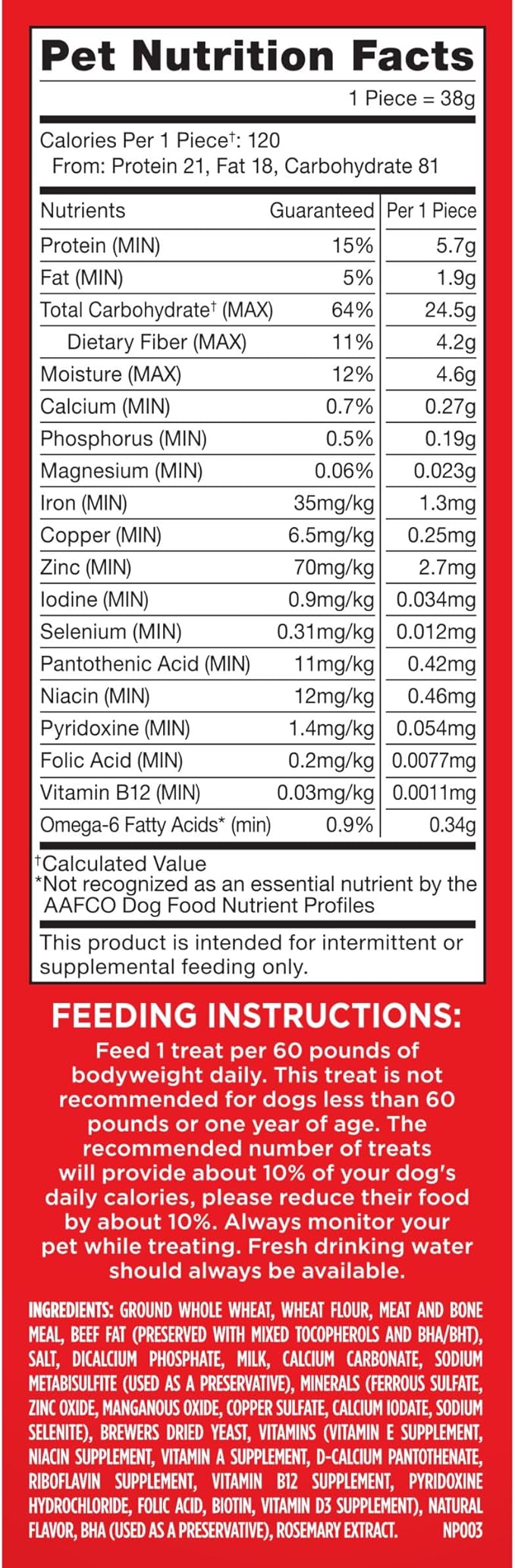 Milk-Bone Original Dog Treats Biscuits for Large Dogs, 24 Ounces (Packaging May Vary)