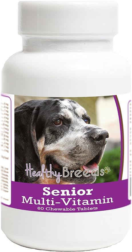 Healthy Breeds Bluetick Coonhound Senior Dog Multivitamin Tablets 60 Count