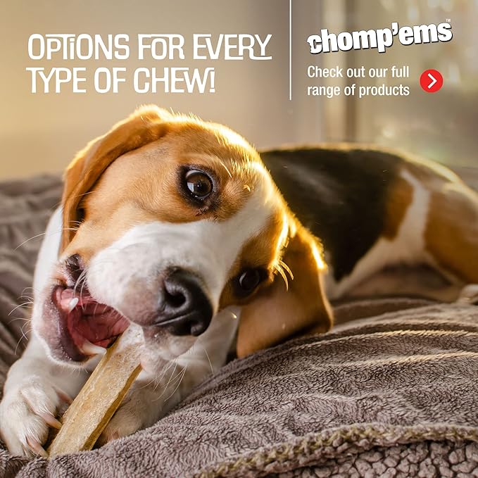 Chomp'ems Duck Skewers, 4 oz - All Natural Rawhide Wrapped with Premium Chicken Breast - Healthy, Protein Rich Treats for Dogs - Dog Chews