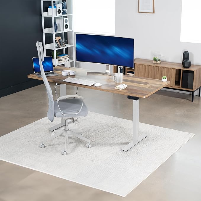 VIVO Reclaimed Wood Universal 71 x 30 inch Solid One-Piece Table Top for Standard and Sit to Stand Height Adjustable Home and Office Desk Frames, DESK-TOP71P