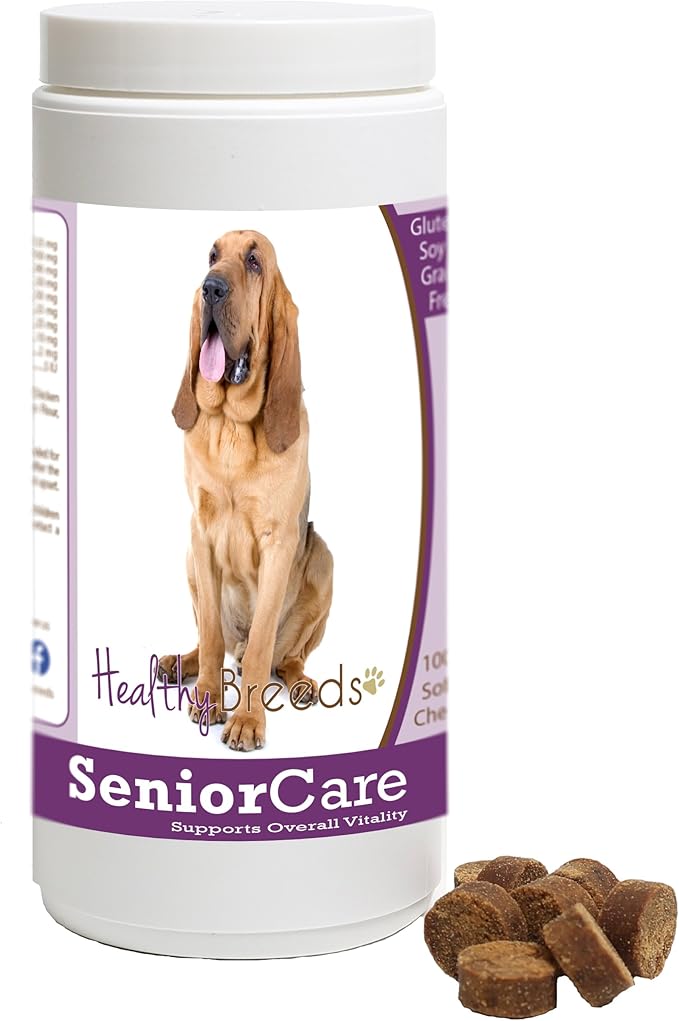 Healthy Breeds Bloodhound Senior Dog Care Soft Chews 100 Count