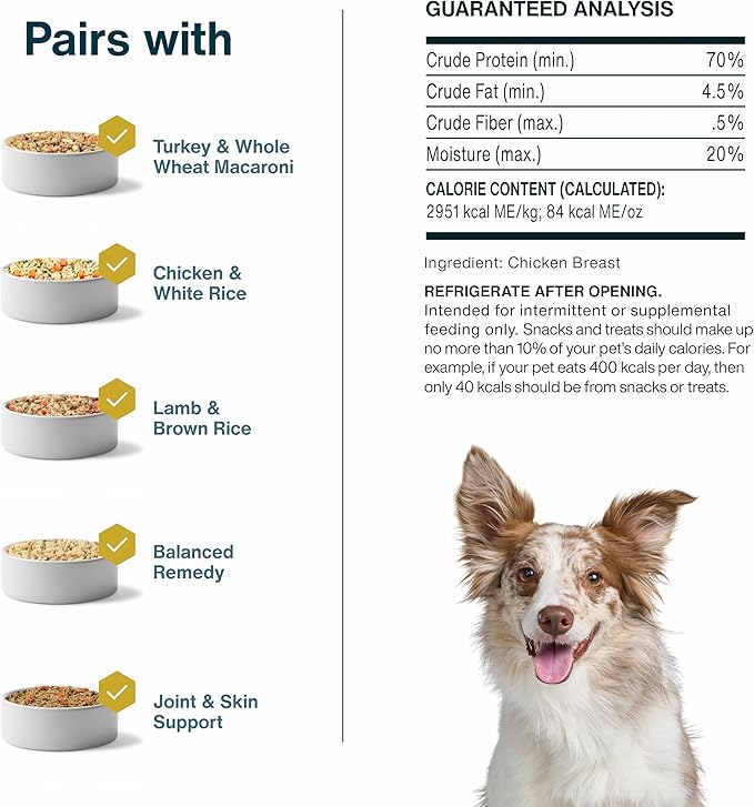 JustFoodForDogs Dog & Cat Treats - Chicken Breast - (18 Oz)