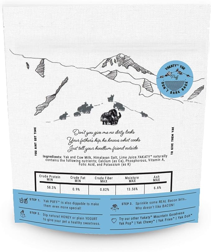 Pup Puff 2oz - Travel Size Healthy Himalayan Training Treat for Puppy Training