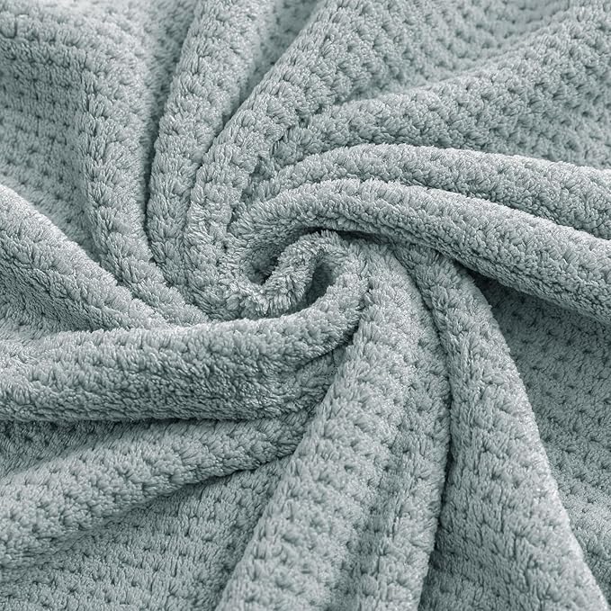 YTYC Towels,39x78 Inch Oversized Bath Sheets Towels for Adults Luxury Bath Towels Extra Large Sets for Bathroom Super Soft Highly Absorbent Microfiber 80% Polyester (Grey,2 Piece)