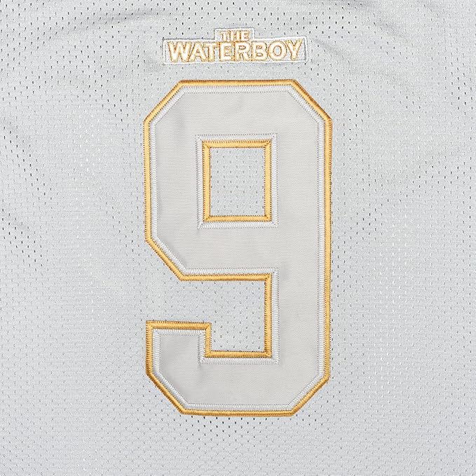 Phoneutrix Bobby Boucher #9 The Waterboy Adam Sandler Movie Mud Dogs Bourbon Bowl Football Jersey
