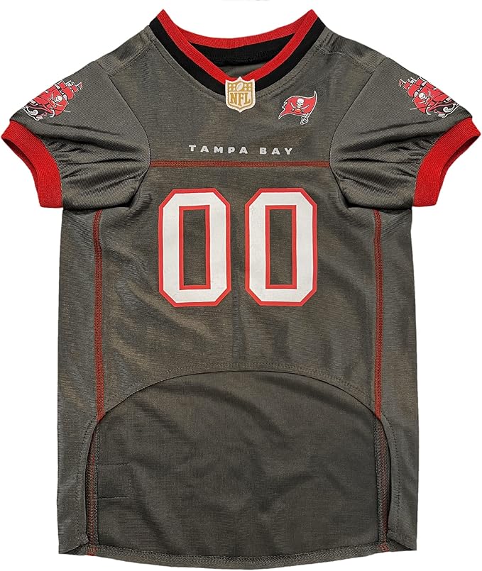 Pets First NFL Tampa Bay Buccaneers Color Rush Dog Jersey, Size: X-Small. Officially Licensed, Durable & Comfortable Jersey Shirt for Dogs