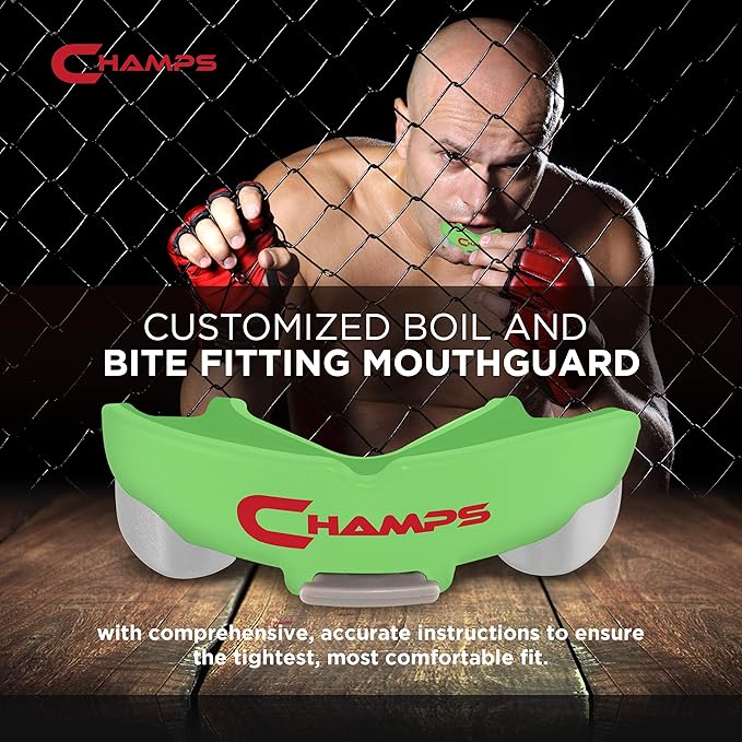 Breathable Mouthguard for Boxing, Jiu Jitsu, MMA, Muay Thai, Sports, and Wrestling. Easy Fit Boxing Mouthguard Super Tough MMA Mouthguard. Combat Sports Mouthpiece