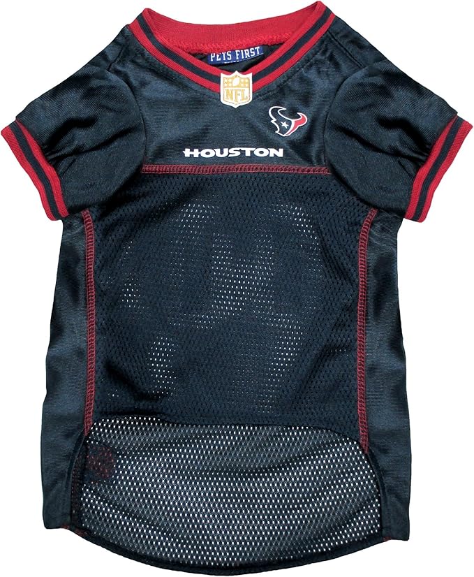NFL Houston Texans Dog Jersey, Size: X-Small. Best Football Jersey Costume for Dogs & Cats. Licensed Jersey Shirt.