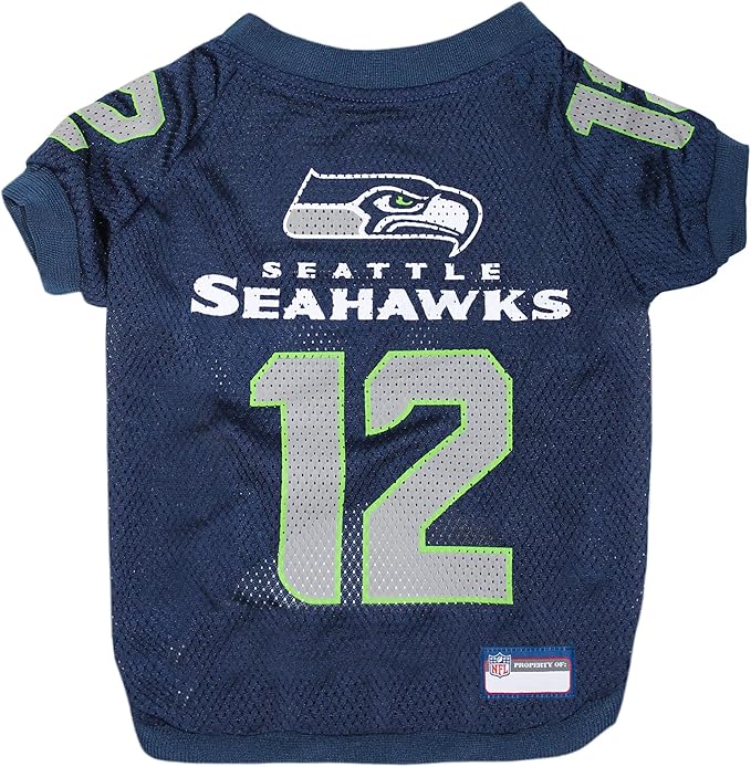 Pets First SEA-4000-XXL Seattle Seahawks Mesh Jersey, Xx-Large Size, Multicolor, One Size