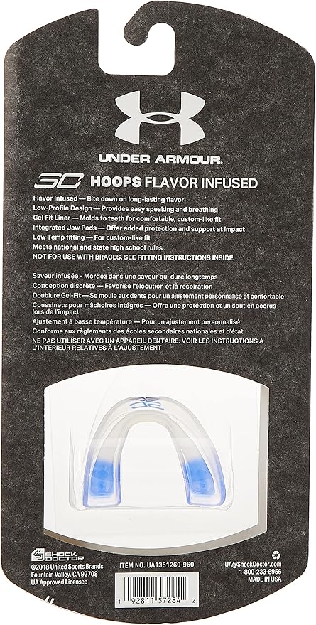 Under Armour Steph Curry Basketball Mouth Guard Collection. Sports Mouthguard. Youth & Adult. Protectar Bucal