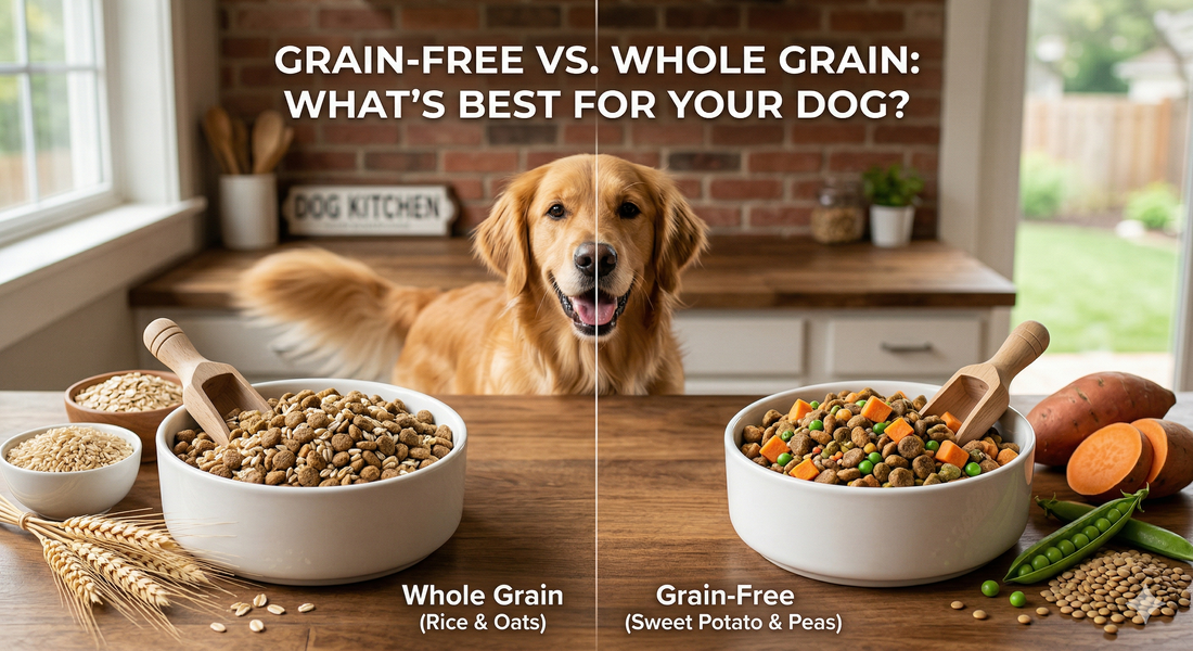 "The Ultimate Guide to Grain-Free vs. Whole Grain: What’s Best for Your Dog?"
