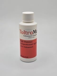 Toltrazuril 2.5% for Horses, Dogs, Cats, 60mL/2 Ounce, for Non-Food Chain Animals